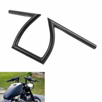 1"  Handlebars Z-Bars Fit For Harley Sportster XL 883 1200 Honda Yamaha - Изображение 1 из 4