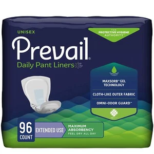 Prevail Incontinence Pant Liner - Unisex Adult Incontinence Pant Liners - Dis... - Picture 1 of 7
