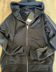The Kooples Track Jacket Size Small Leather Trim BNWT - Picture 1 of 6
