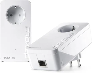 Devolo Magic 2 LAN Starter Kit, LAN Powerline Adapter, Bis Zu 2.400 Mbit/S, 1X G - Photo 1/12
