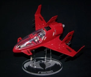 Soporte de exhibición de acrílico para Hasbro GI Joe Cobra Firebat vintage y 25th  - Imagen 1 de 5