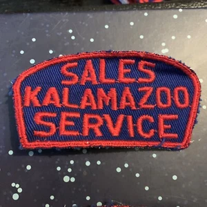 Vintage Kalamazoo Sales Service Patch Mitarbeiter Uniform Mütze 2B 3,5” x 2” - Bild 1 von 3