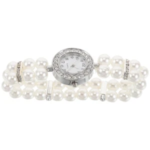 Watch for Pearl Bracelet Jewelry Sparkly Bracelets Miss Dainty Watches - Picture 1 of 12