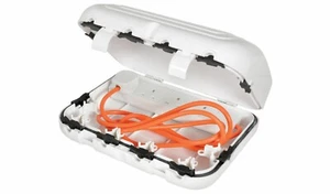 Elektro Stecker Gehäuse Box mit 4 Gang 2m Verlängerungskabel Außen Deko - Bild 1 von 6