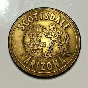 Moneda de la suerte Flagg's Resort Capital of Arizona Scottsdale Arizona - Imagen 1 de 2