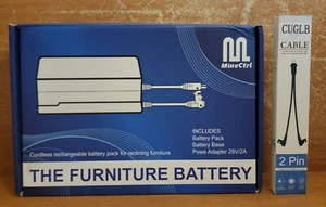 MineCtrl Universal Battery Pack Base & Adapter Model BS-8 & Y Splitter New / NIB - Picture 1 of 18