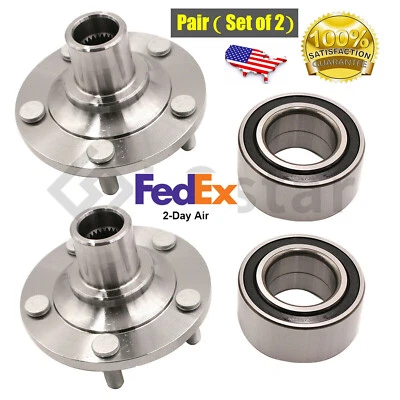 Pair(2) Front Wheel Hub & Bearing Assembly Fits 2000-2006 Mazda MPV Foto 1 de 4