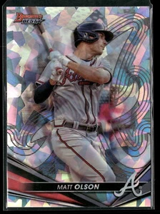 Matt Olson 2022 Bowman's Best #63 Atomic Refractor - Picture 1 of 2