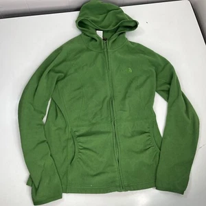 North Face Women’s Size M Green Zipped Pockets Sweatshirt Sleeve Holes - Picture 1 of 11