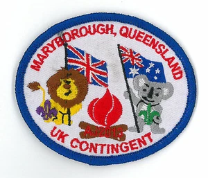 AJ2013 - AUSTRALIA SCOUT JAMBOREE - UNITED KINGDOM / UK SCOUTS CONTINGENT PATCH - Bild 1 von 1