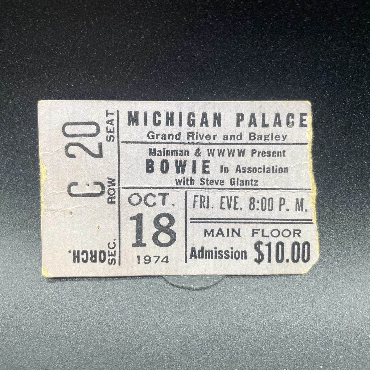 David Bowie Concert Memorabilia for sale | eBay