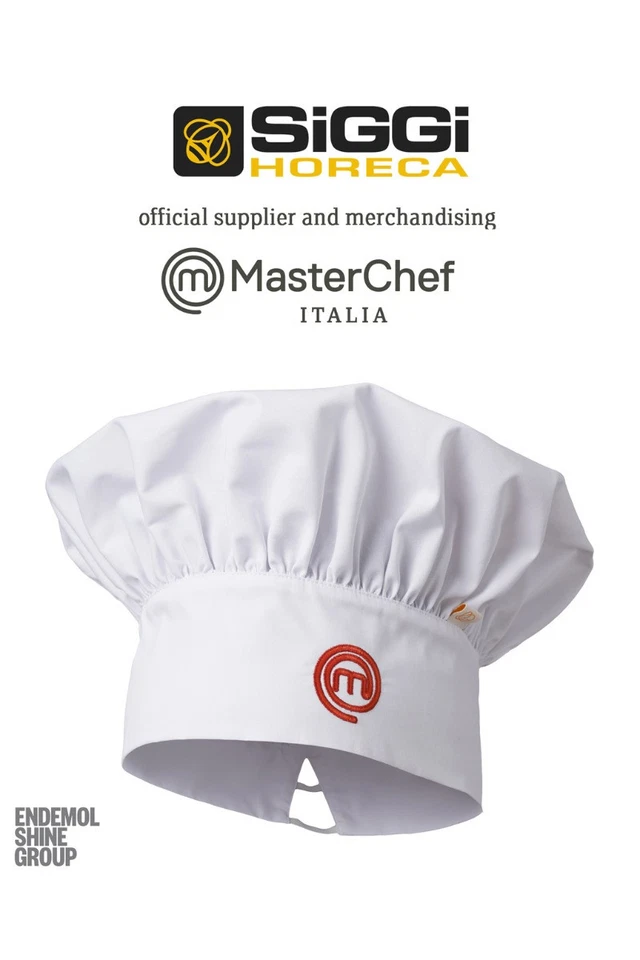 ISACCO CAPPELLO CUOCO MASTERCHEF SIGGI-BIANCO-TU
