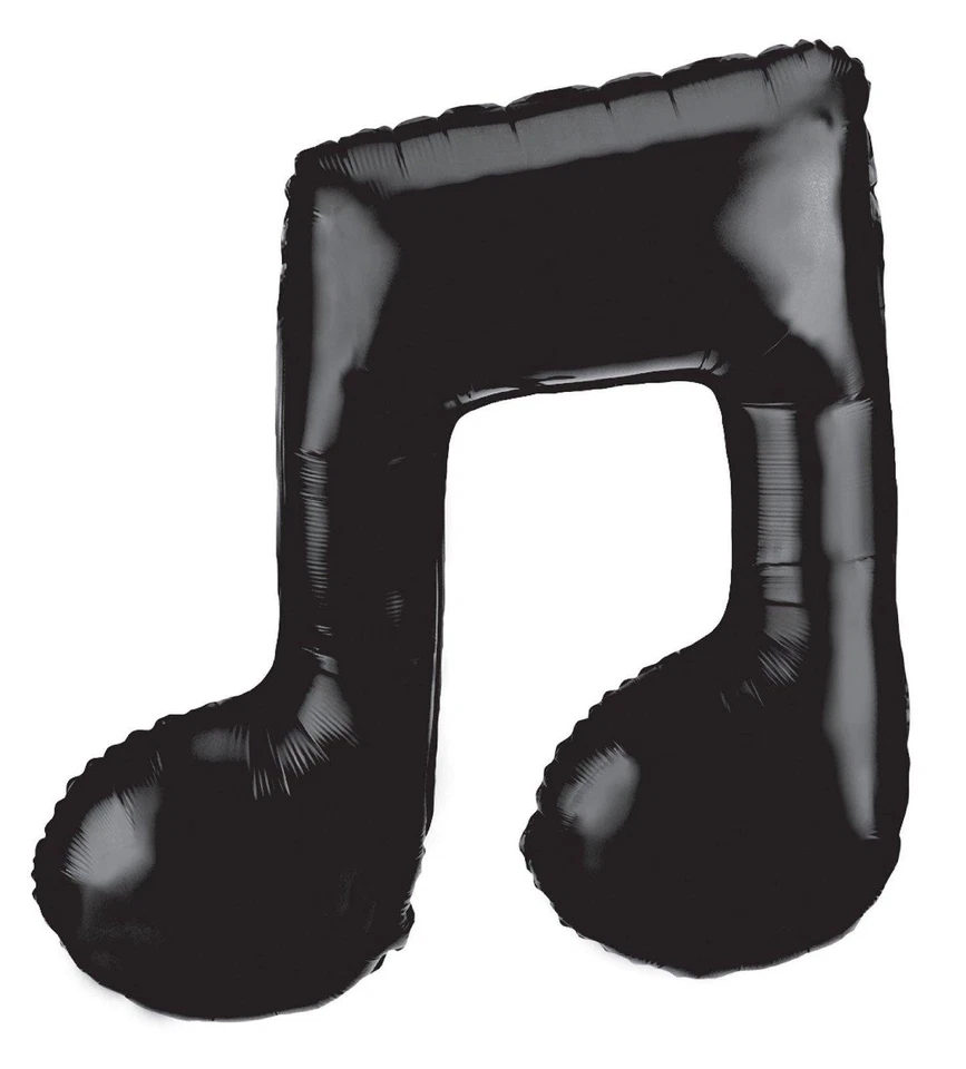 XL 40" Musical Note Eight Super Shape Mylar Foil Balloon Decoration Concert - Image 1 of 3