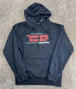 Felpa con cappuccio Lana Del Rey nera piccola sapevi tunnel sotto l'oceano Blvd rara - Foto 1 di 7
