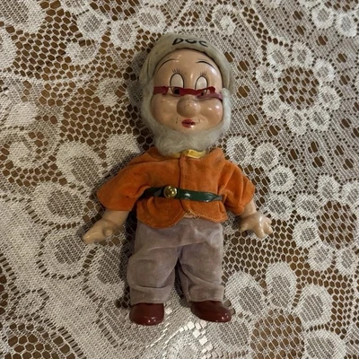 Knickerbocker 30er Jahre Sammlerstück Doc - Disney Schneewittchen 7 Zwerge Puppe - Bild 1 von 4