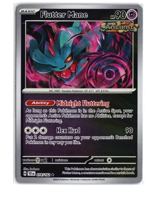 Flutter Mane 078/162 Reverse Holo Rare - SV05: Temporal Forces - NM - Image 1 of 2