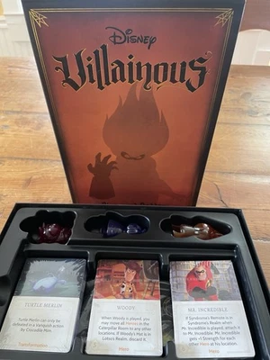 New Disney Villainous Villains  Bigger & Badder Ravensburger Board Game - Image 1 of 4