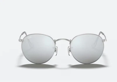 Gafas de sol Rayban RB3447 019/30 50 metal mate plateado espejo redondas 3447 Foto 1 de 2