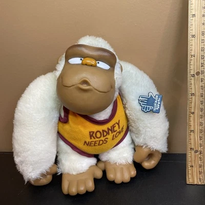 Vintage Applause Plush “RODNEY NEEDS LOVE” Rodney SR Gorilla Ape Monkey 1979 - Image 1 of 4