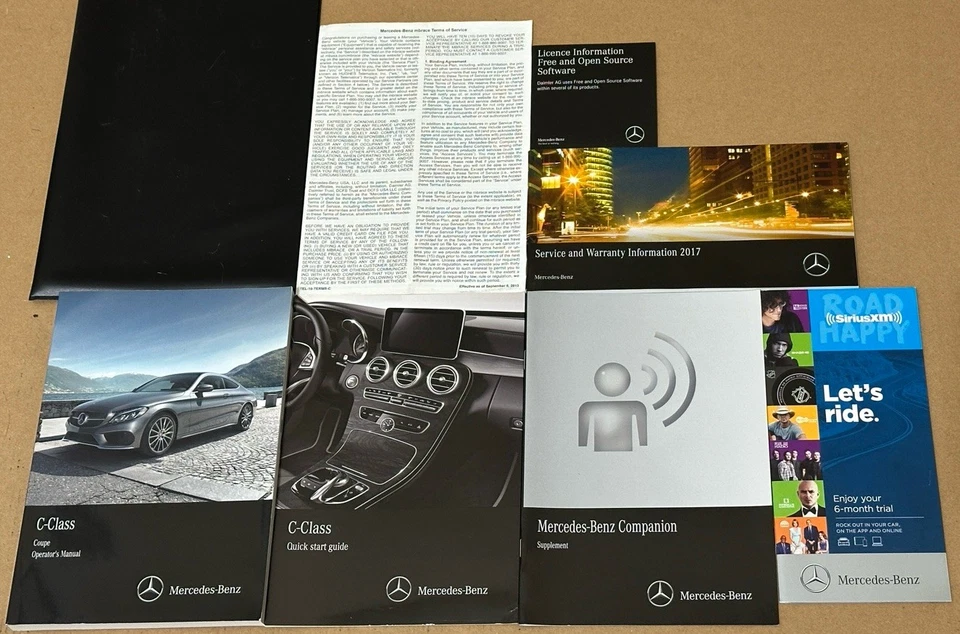 Mercedes Clase C 2017 cupé manual del propietario deportivo V4 V6 V8 4 MATC 250 350 63 AMG S Foto 1 de 1