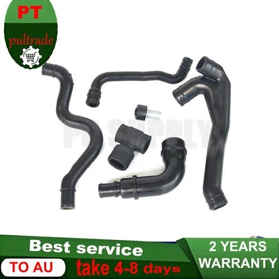 Crankcase Breather Hose Pipe For AUDI A3 1.8T Seat Skoda Jetta Golf Bora A Set - Image 1 of 4