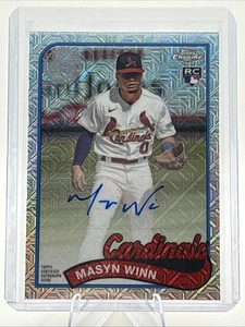 2024 Topps Chrome Masyn Winn Auto RC Silver Pack Mojo #2T89C-30 envío gratuito - Imagen 1 de 2