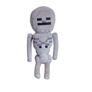 Minecraft 14 Zoll Plüsch Hellgrau Skelett Weich Stofftier Puppe Mojang JINX - Bild 1 von 10