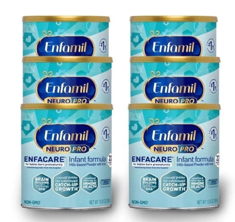 4 Enfamil EnfaCare NeuroPro Powder  Formula - 13.1 oz cans - Exp 2026+ - Image 1 of 1