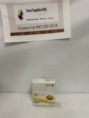 Xerox 108R01028 Solid Ink Stick YELLOW Xerox ColorQube 8700  Xerox ColorQube 890 - Image 1 of 2