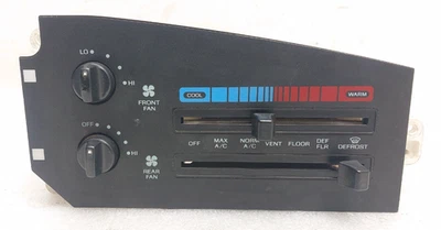 1993-1996 Ford E150 Van HVAC Temperature Climate Control with Dials OEM - Image 1 of 4