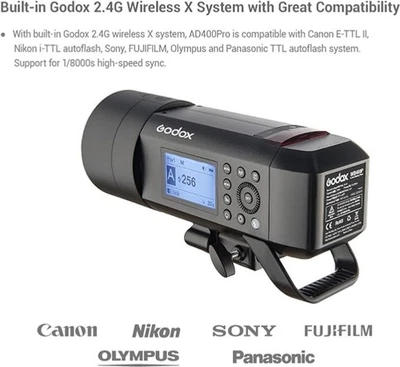 Godox AD400 Pro TTL Flash CLOSEOUT - Image 1 of 4