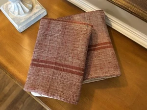 GreenRow Boro 24”x24” Pillow Covers (2) Red NWOT OPEN BOX - Picture 1 of 5