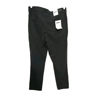 Pantalones de vestir DKNY para hombre nuevos talla 32x30" ajustados delanteros planos (#D4 Foto 1 de 4