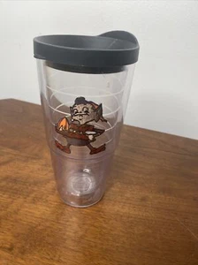 Tervis Tumbler Cleveland marroni NFL toppa ricamata 24 oz coperchio coppa brownie elfo - Foto 1 di 9
