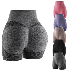 Womens Solid Slim Fit Skinny Shorts Ladies Stretchy Yoga Sports Shorts Bottoms - Picture 1 of 25