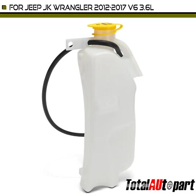 Reservatório de líquido de arrefecimento não pressurizado para Jeep Wrangler 2012-2017 Wrangler JK dianteiro - Imagem 1 de 4
