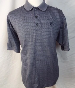 Ashworth Men's Polo Golf Shirt Short Sleeve Shirt Size XL Black Free Returns - Picture 1 of 8