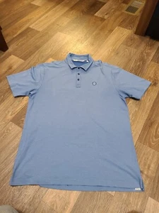 Travis Mathew Poloshirt Erwachsene Extra Large blau Golf leicht kurzarm - Bild 1 von 9