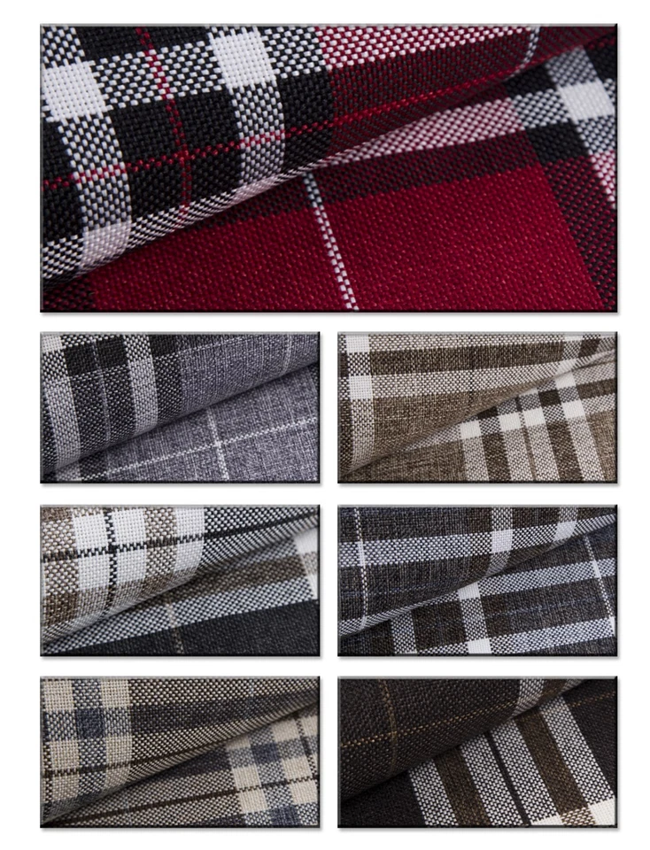 MAX GESCHÄFT Bezugsstoff LOBOX Polsterstoff LONDON Kariert Möbelstoff Strukturstoff Stoff