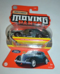 PIEZAS MÓVILES MATCHBOX 2023 23/50 - 1936 SEDÁN FORD PERSONALIZADO GRIS METÁLICO - Imagen 1 de 5