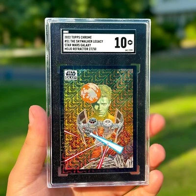 2022 Topps Chrome Star Wars Galaxy The Skywalker Legacy Mojo #’d/50 SGC 10 POP 1 - Image 1 of 2