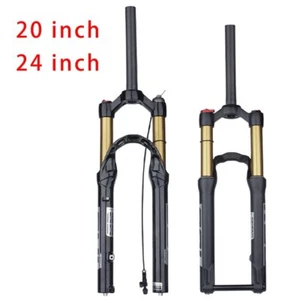 20/24inch MTB Bicycle Fork Barrel Shaft Resilience Front Suspension Air Fork - Picture 1 of 30