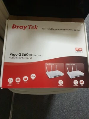 DrayTek Vigor 2860ac 1300 Mbps Dual-band ADSL/VDSL2 Wireless Router/Firewall - Image 1 of 3