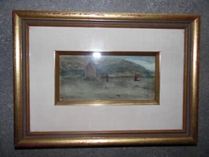 Henry Boddington, Coastal Landscape, France. Original Impressionist Watercolour - Picture 1 of 5