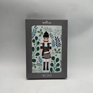 16 Hallmark Nutcracker Soldiers Drums Christmas Holiday Cards Box of Sealed New - Picture 1 of 7