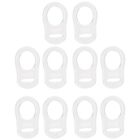 10 Pcs Button Silicone    Holder Mannequin Clip Adapter5718