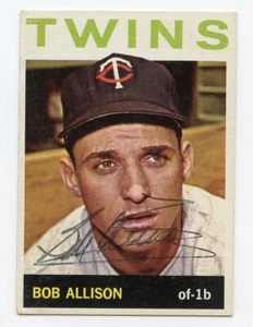 Bob Allison signiert 1964 Topps #290 Zwillinge garantiert authentisch KOA - Bild 1 von 1