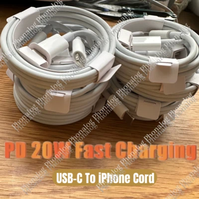 1/10x 20W PD Fast Charger Cable USB Type C Charging Cord For iPhone 13 12 11 14 - Image 1 of 4
