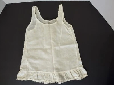 Vintage Linen/Cotton Baby Dress Slip 18" - Image 1 of 2