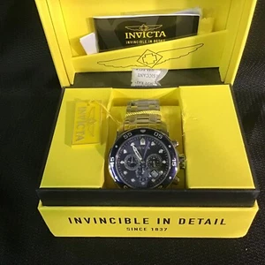 Reloj Invicta para hombre PRO DIVER CRONÓGRAFO esfera azul pulsera plateada 48 mm SS - Imagen 1 de 5